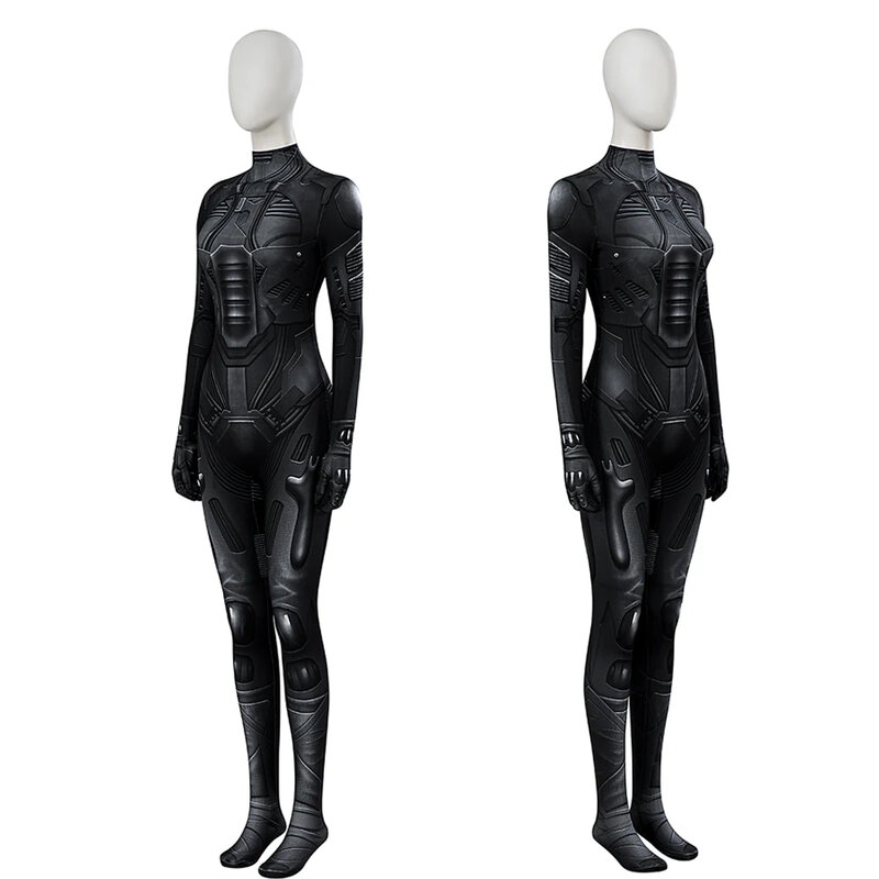 Halloween Party Women's Sand Dune Role-Playing Costume Zentai 3D Printed Sexy Jumpsuit Paul Atreides Chani Role-Playing Costume