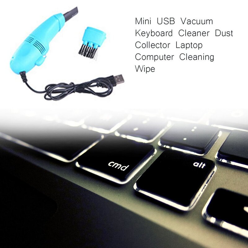 Przenośna szczotka do klawiatury odkurzacz USB do notebooka obudowa PC klawiatura minikomputer pulpitu Mini USB do czyszczenia narzędzi czyszczących