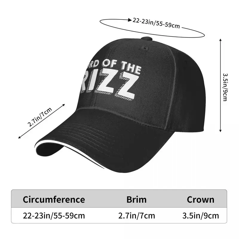 Czapka z daszkiem LORD OF THE RIZZ luksusowa czapka nowa w kapeluszu |-F-| Kapelusz plażowy męski damski
