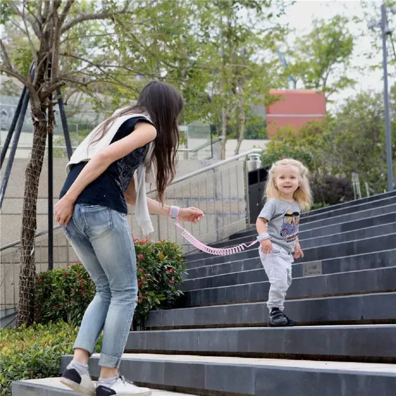 Arnés de seguridad antipérdida para bebé, correa de mano para caminar al aire libre, 1,5 M