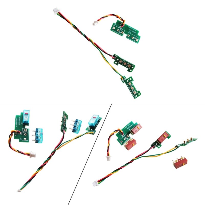 Muis MicroSwitch Knopkaart Kabel Hot Swap Schakelaars Knop Module voor G304 G305 Gaming Muis met Dempt Schakelaars