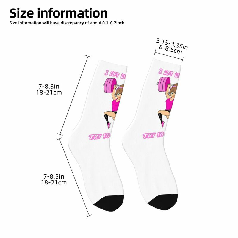 Для фитнеса, фитнеса, штанга для девочек, для девушек, которые поднимают носки Harajuku поглощающие пот чулки всесезонные длинные носки аксессуары