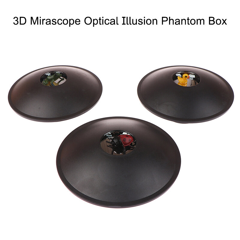 Mirascopio de ilusión 3D para niños, proyector óptico de ciencia, espejo parabólico, proyección Visual
