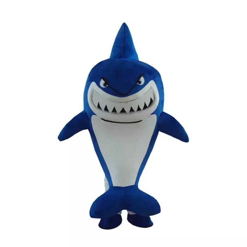 Traje do mascote do tubarão dos desenhos animados, Traje Cosplay, Traje publicitário, Trajes de festa, Carnaval Animal, TML