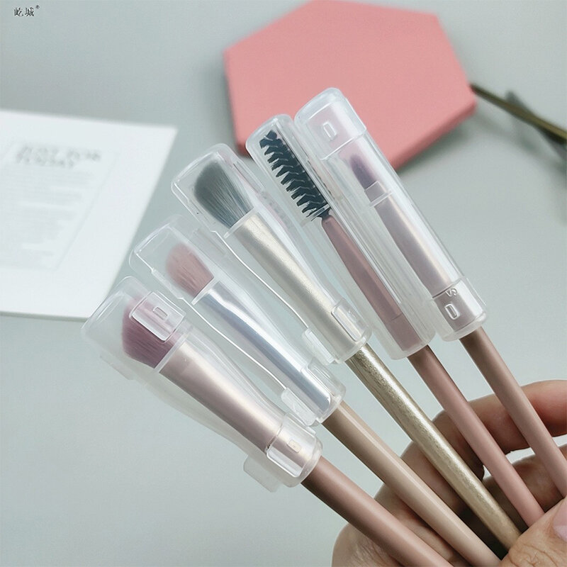 1PC Protective Cover Makeup Brush Storage Holders Plastic Dust Cover For Cosmetic Brushes Make Up Tool Accessories