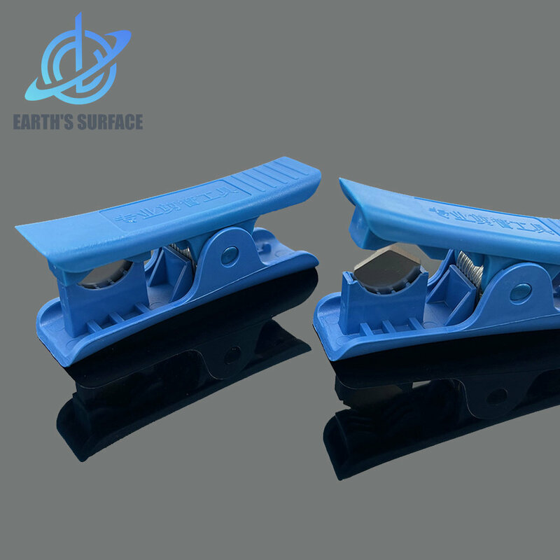 Piezas de impresora DB-3D PTFE, cortador de tubos azul clásico, herramienta de corte de nailon, PVC y PU con resorte de torsión, plegado automático