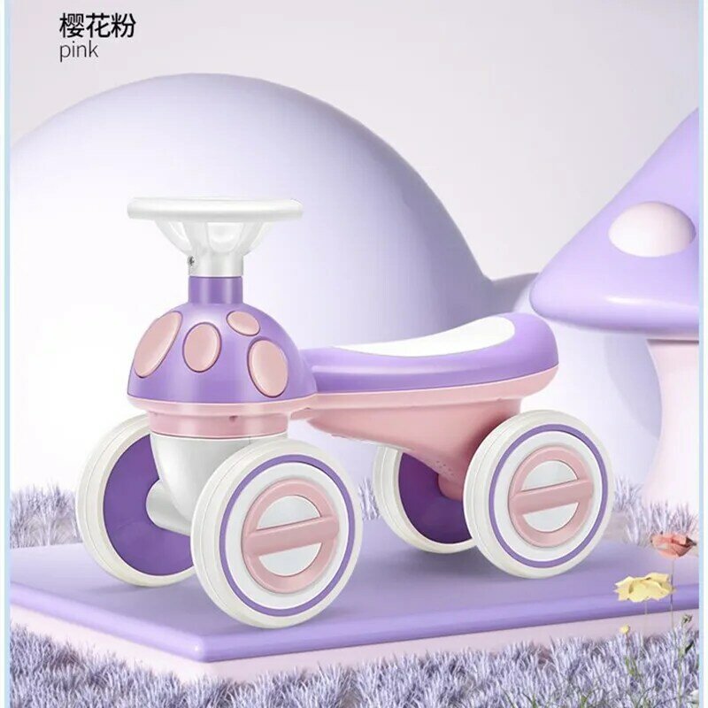 الأطفال موازنة سيارة مشاية للأطفال 1-3 سنوات من العمر لا دواسة انزلاق أربعة اليويو هدية عيد ميلاد للأطفال