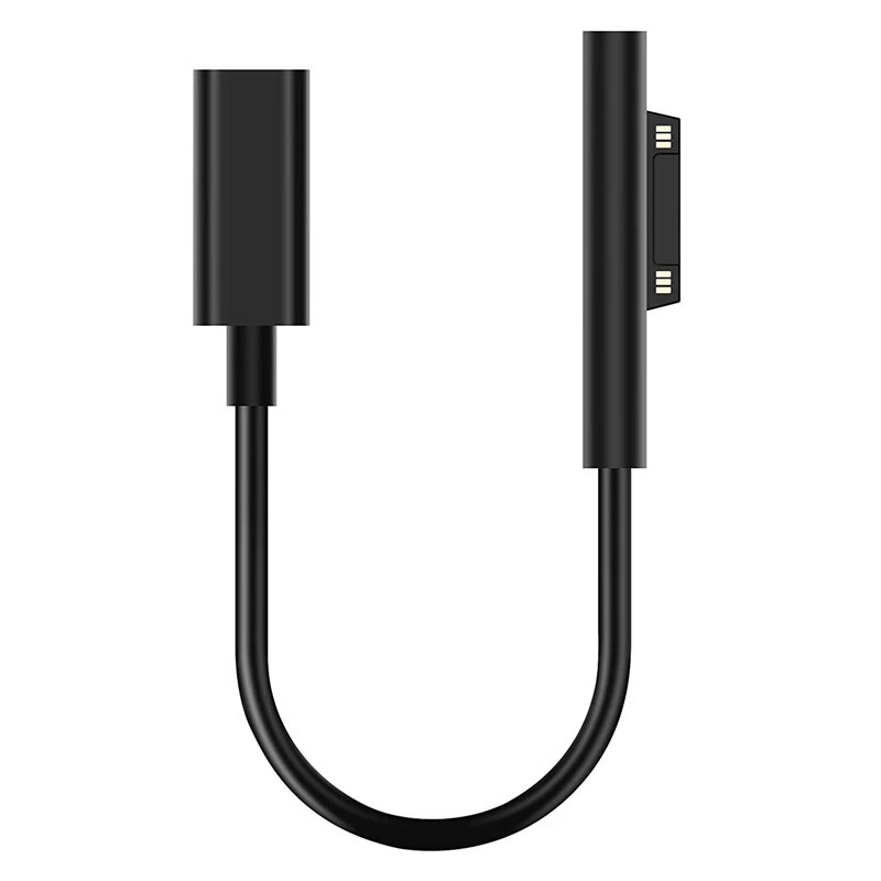 Nku-Câble de charge Type-C femelle à surface allergique, 15V, 3A, 45W PD, compatible avec Surface Pro 6, 5, 4/3, Go Ple2, 1, Laptop4, 3, 2/1