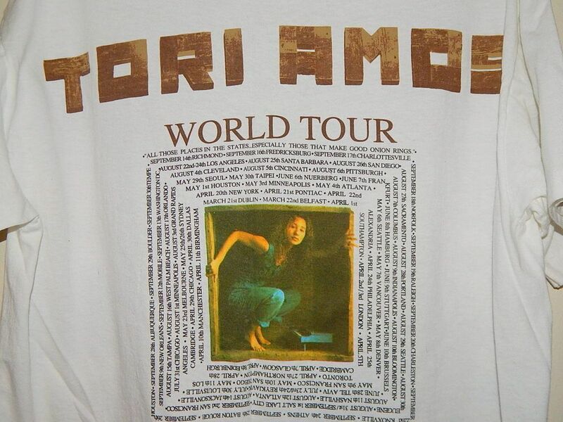توري آموس-قميص جولة حول العالم ، قميص أبيض كلاسيكي ، الحجم ، KE104