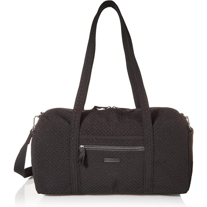 Женская дорожная спортивная сумка из микрофибры, классическая черная, один размер