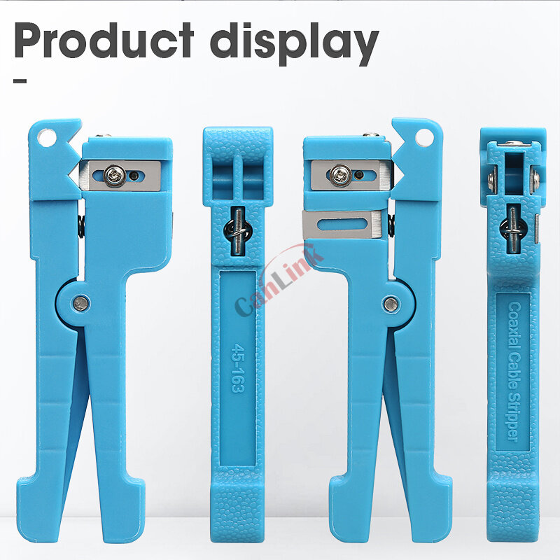 1pc Fiber Optic  Cable Stripper 45-163 3.2-5.6mm Buffer Tube Stripper FTTH Ideal 45-163 coaxial Cable Sheath Jacket Cutter
