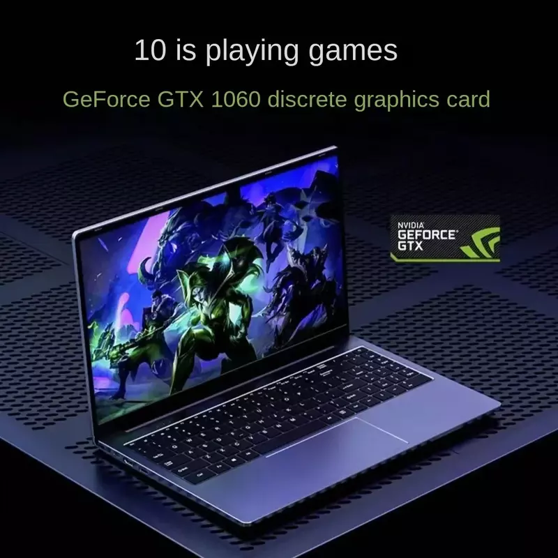 2024 NVIDIA GeForce GTX 1060 4G Max 32GB Laptopy Windows 10 11 Pro Komputer Netbook biurowy 16 cali Gen Intel 12 N95 5G WiFi