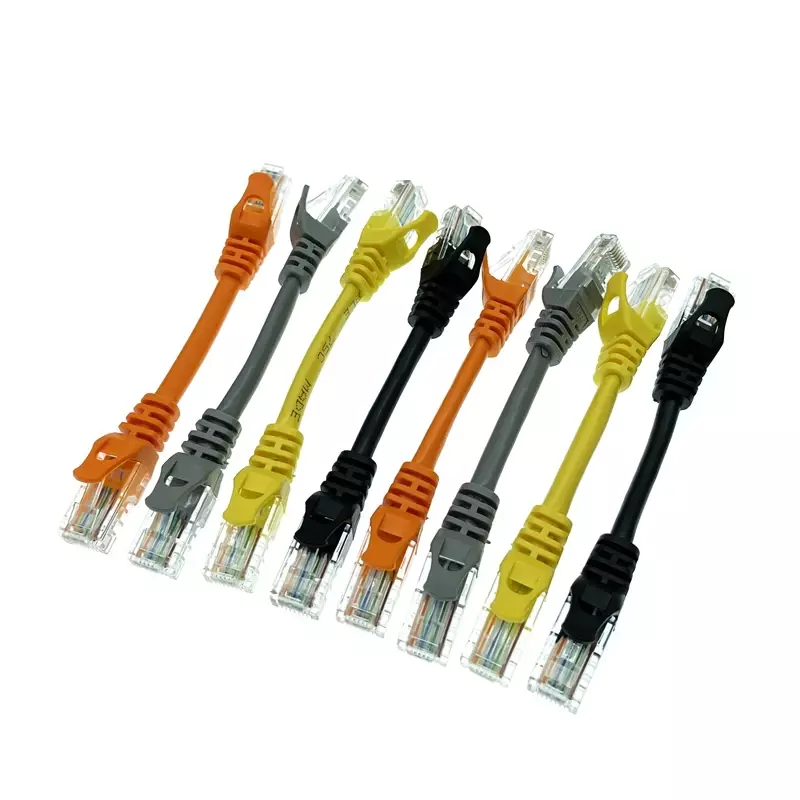 10Cm 30Cm 50Cm CAT5e UTP Jaringan Ethernet Pria KE Pria Kabel Gigabit Kabel Patch RJ45 Memutar Pasangan GigE Lan Kabel Pendek 1M 2M 30M