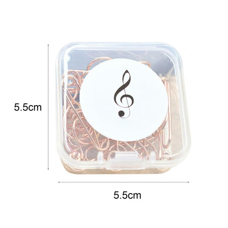 Letter Paper Clip Piano Music Book Paper Sheet Plastic Musical Note Spring Holder Folder for Piano Guitar Violin Supply