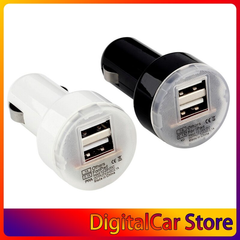 High Quality  Dual 2 Port USB Car Power Charger Adapter for iPhone8/8PLUS 6S X  For iPod Camera Hot Selling
