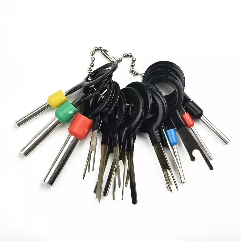 自動車用電気端子プラグ、配線コネクタ、削除ツール、圧着コネクタ、ピンプーラー、自動車オーディオ、59個