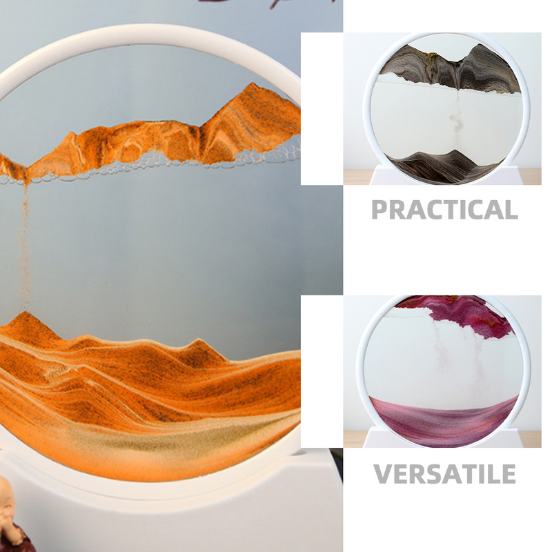 DIY 흐르는 모래 그림 프레임, 3D 자연 풍경, 흐르는 모래 액자, 가정용