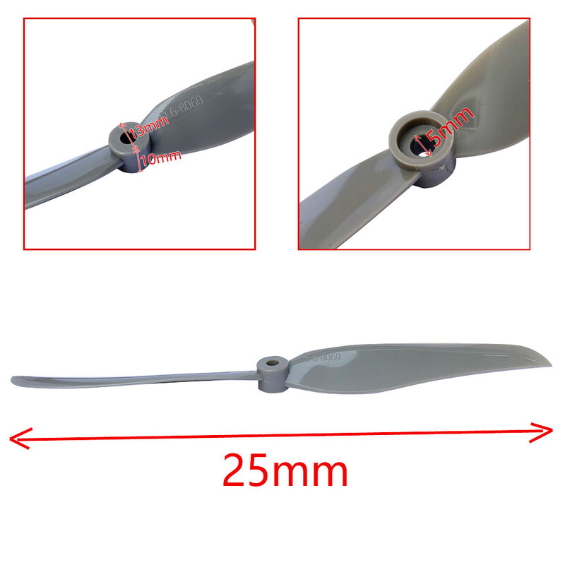 8060 APC Sabre Paddle 8X6 Fast Paddle Fixed Wing Propeller airplane Blade rc plane propeller 4pcs