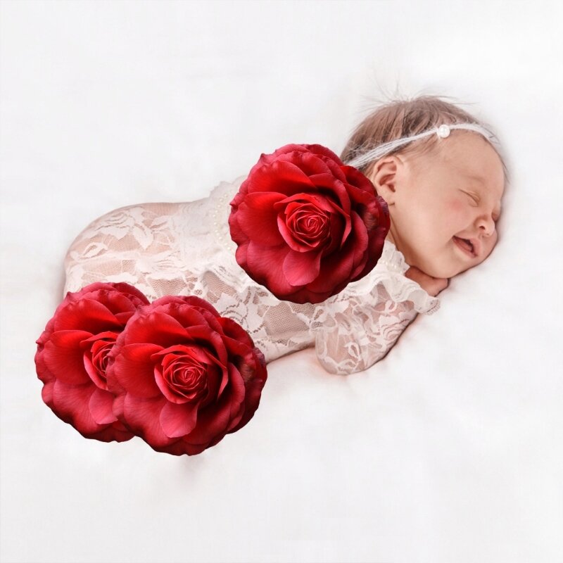 Cadeau douche pour nouveau-né, costume Photo, combinaison tenue photographie pour bébés filles
