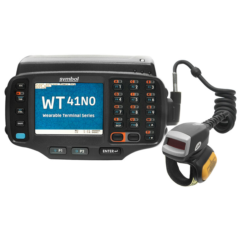 Scanner de codes-barres avec anneau portable, Zebra et Motorola, Symdangers RS419