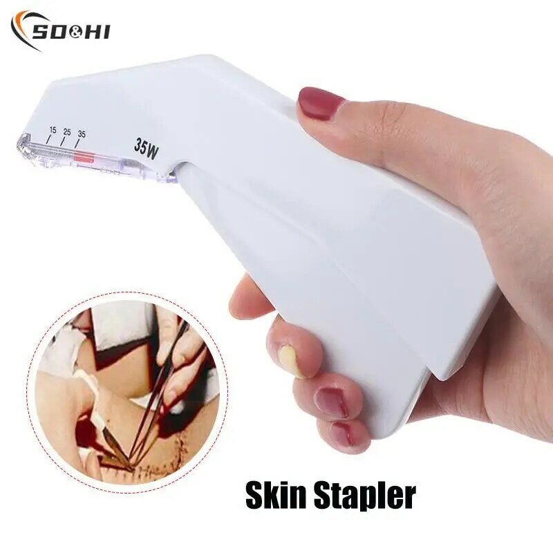 Одноразовый медицинский хирургический степлер для кожи из нержавеющей стали, устройство для шитья кожи ногтей, стерильный чистый стерильный экструдер для ногтей