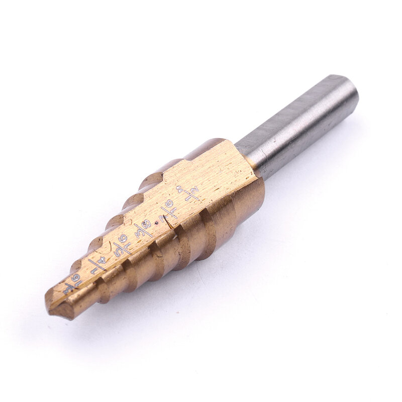 1pc HSS Step Drill Bit Conical Stage Drill Inch Titanium Bit For Metal Wood High Speed Stepped Drill Power Tools