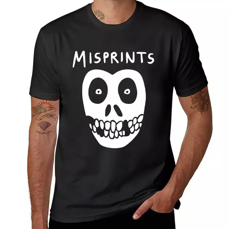 Camiseta de erratas funnys customs design, ropa para hombre