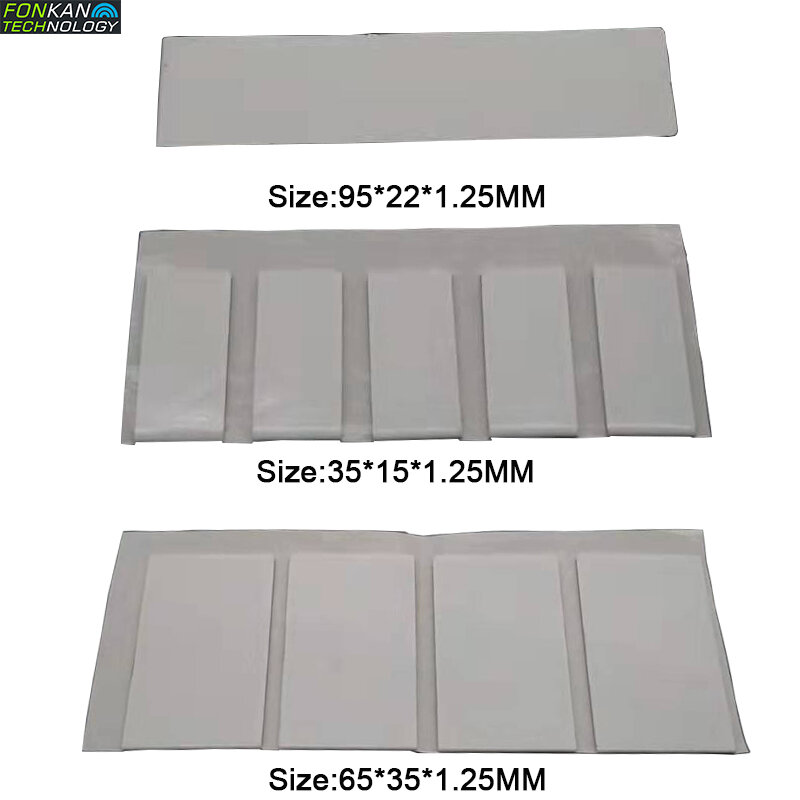 Uhf Flexibele Label Flectional Sticker Koperen Papier Printable MR6 Chip Rfid Anti-Metal Tag
