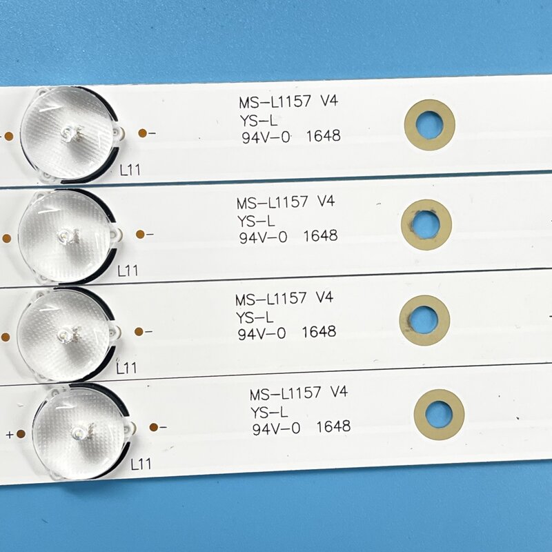 Bande de rétro-éclairage LED pour AKTV 1073 ms-l1157 V4 5534, JF-D400-S0 mm, 12 lampes