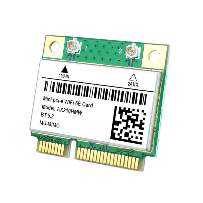 Adapter karta WiFi PCIE BT5.2 trójpasmowy odbiornik AX210HMW AX210 Wi-fi 6E Dropship