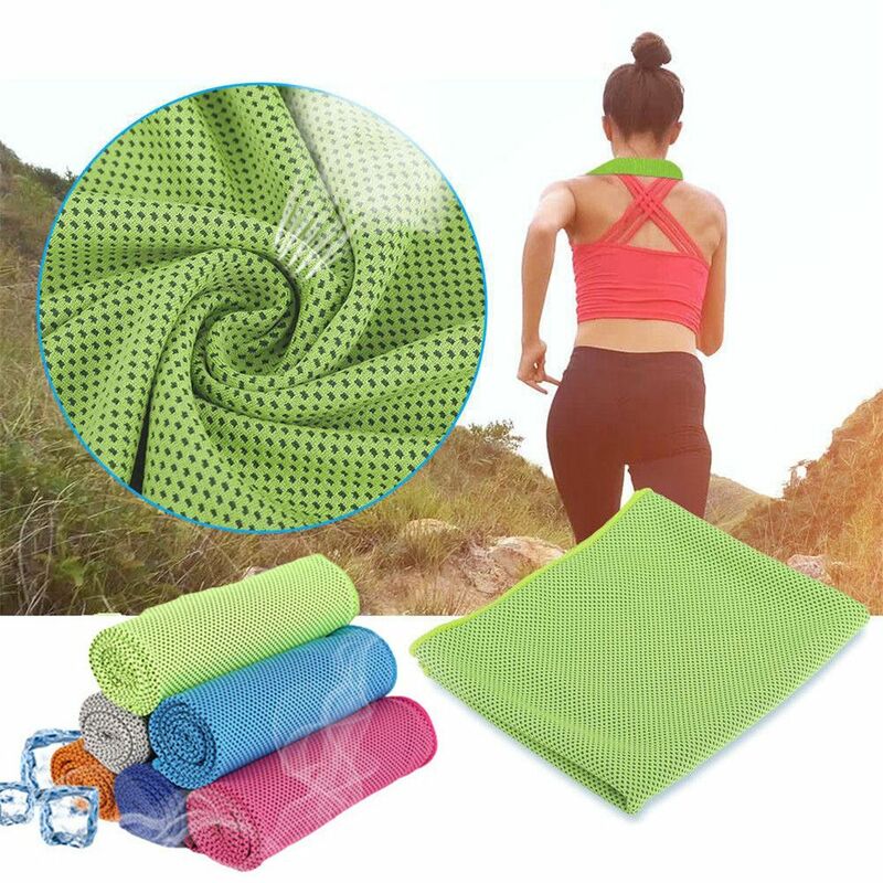 Koud Gevoel Zomer Hardloopkoelende Handdoek Yoga Aanhouden Instant Chill Gym Ijs Gezicht Handdoek Snel Verkoelende Sporthanddoek Snel Droog