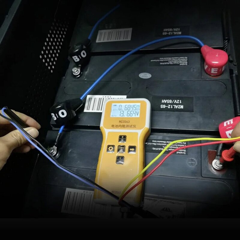 Detector de Resistência Interna, High-End Probe, Alta Precisão, True Four-wire AC Lítio Chumbo Ácido, Lithium Car Battery Tester, RC3563