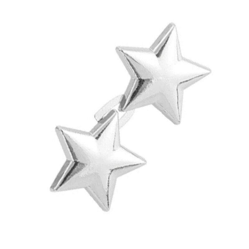 Pinos botão jean fivela cintura ajustável estrela calça pino sem costura estrela apertar botão cintura botão para calça