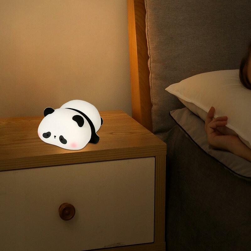 Lámpara LED recargable por USB para niños, luz nocturna de dibujos animados para dormitorio, lactancia materna, decoración de escritorio para dormir, novedad