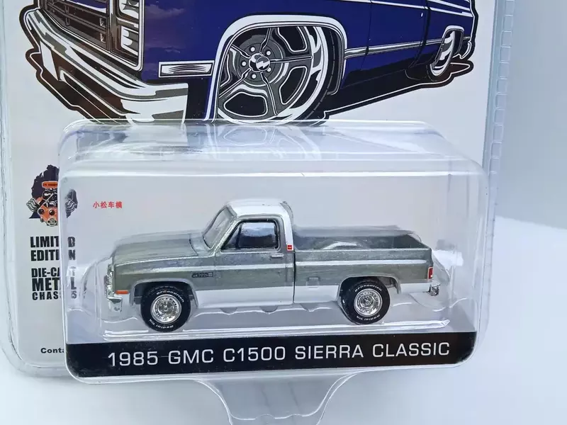 1:64 1985 GMC C1500 SIERRA CLASSIC Diecast Metal Alloy Model Car Toys For Gift Collection W1289