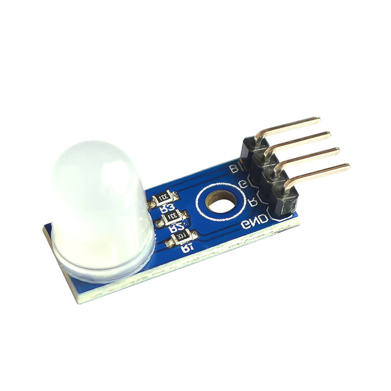 Diode électroluminescente RVB, technologie LED, 3 couleurs, brouillard d'ombre commune, technologie RVB, 5V, 10mm