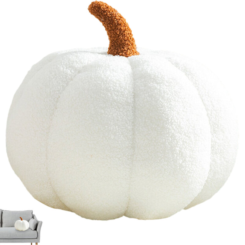 Decorações de abóbora de halloween pelúcia macio abóbora pelúcia travesseiro decoração de abóbora sofá travesseiro macio abóbora presente. Brinquedo de pelúcia