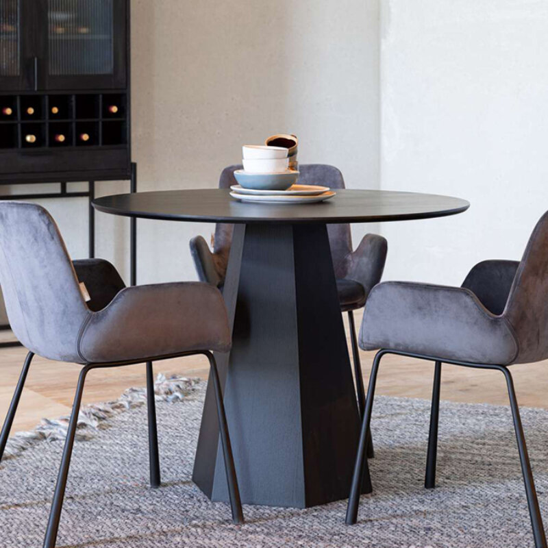 Mesa De Centro redonda De lujo, mueble moderno De esquina De té, Bistro, minimalista, salón De mediados De siglo