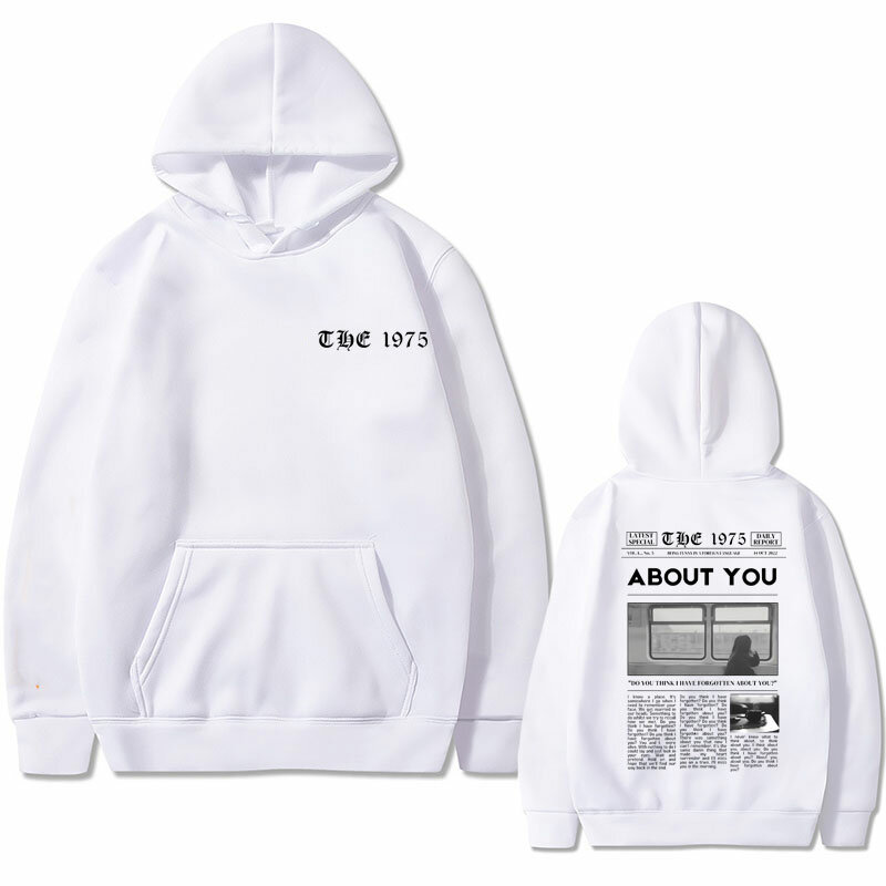 British Band The 1975 Being Funny in A Foreign Language about You Graphic Hoodie Men 90s Vintage Indie Alternative Rock Hoodies