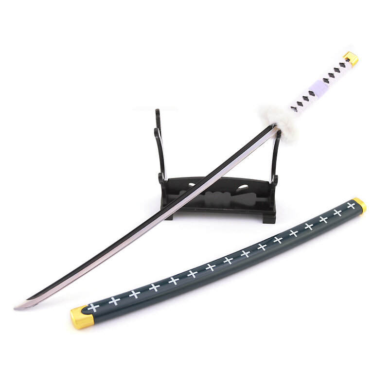 Pedang pembuka huruf logam Raja Pencuri pedang Anime Traphagaro Ghostbusters Model senjata logam penuh dengan kerajinan selubung