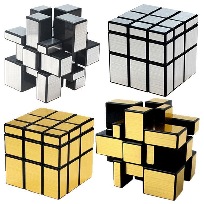 매직 큐브 스피드 큐브 전문 퍼즐 큐브, 어린이 거울 블록, 스트레스 해소 장난감, 3x3x3