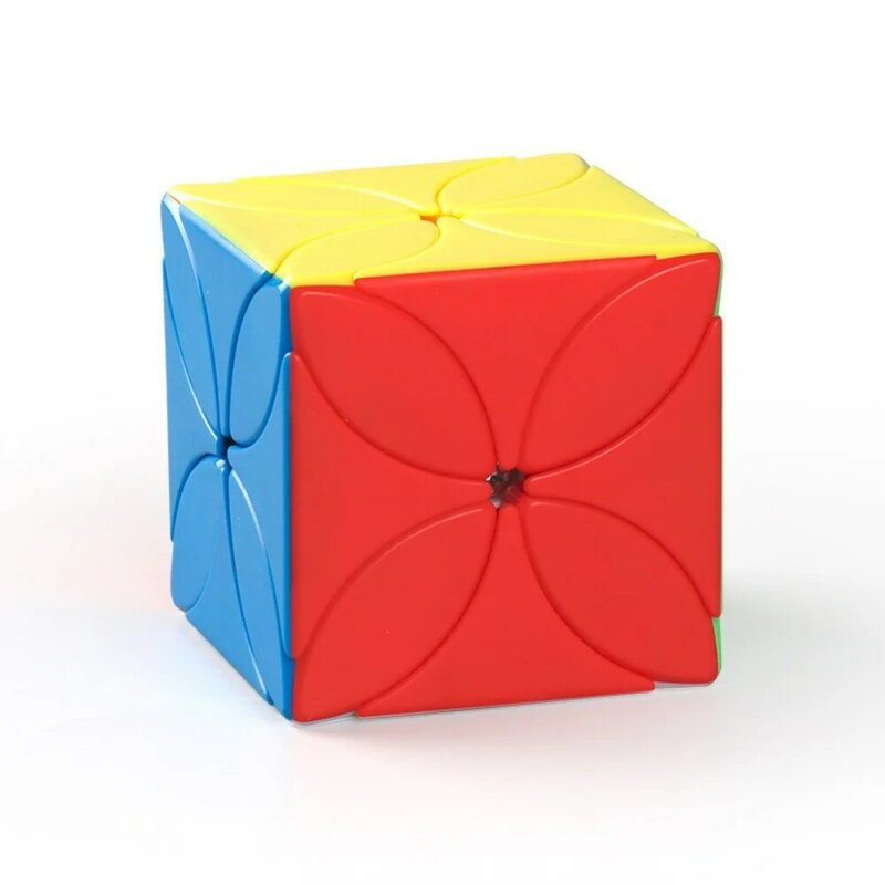 MoYu MoFang JiaoShi Meilong Four Leaf Clover Cube Cubing Classroom Twisty Puzzle Cube Brain Teaser Puzzle