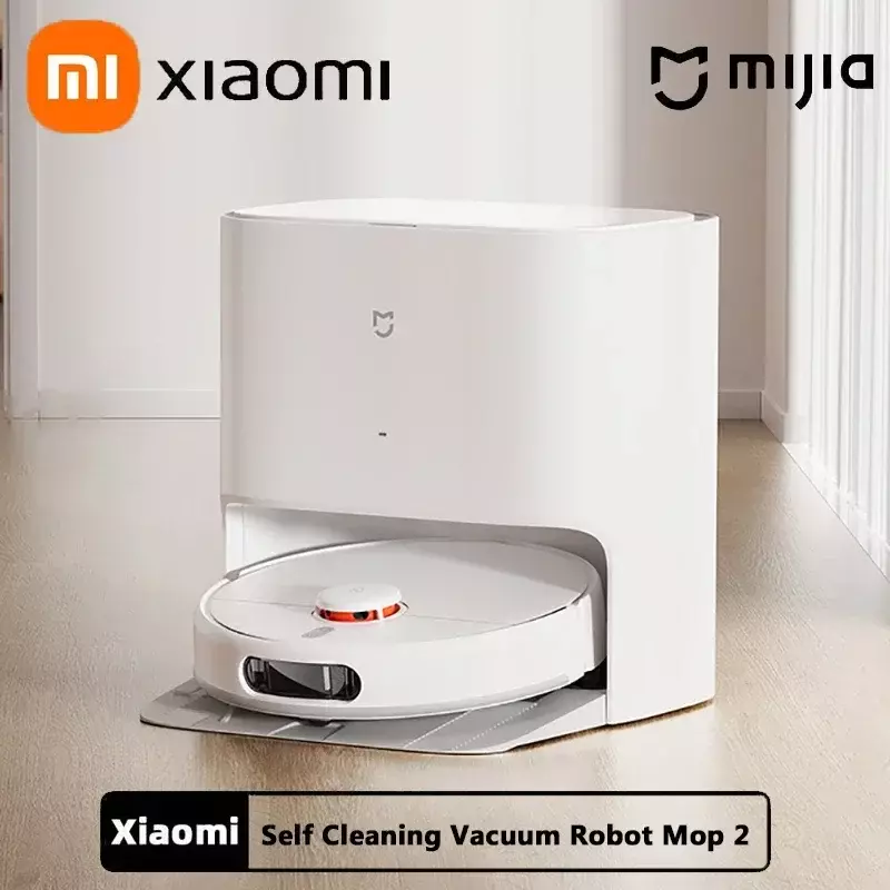 New XIAOMI MIJIA Self Cleaning Sweeping Robot 2 Sweeping and Dragging Integrated Machine Vacuum and Dragging Machine