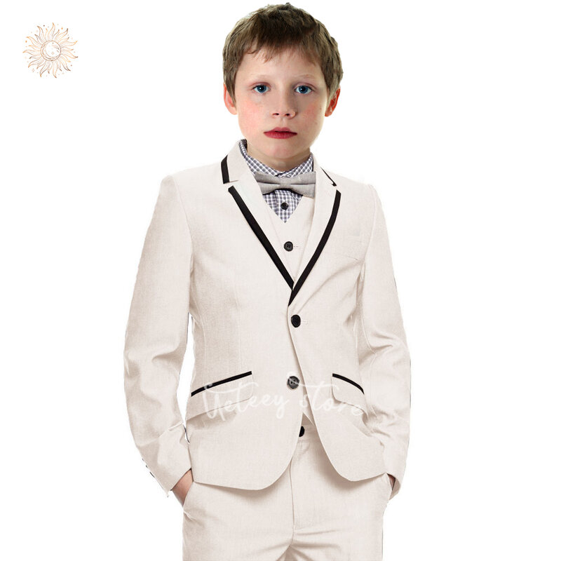 ชุดสูท3ชิ้นสำหรับเด็กผู้ชายชุดสูทงานแต่งงานสำหรับเด็กชายสำหรับเด็กผู้ชายวัยหัดเดิน