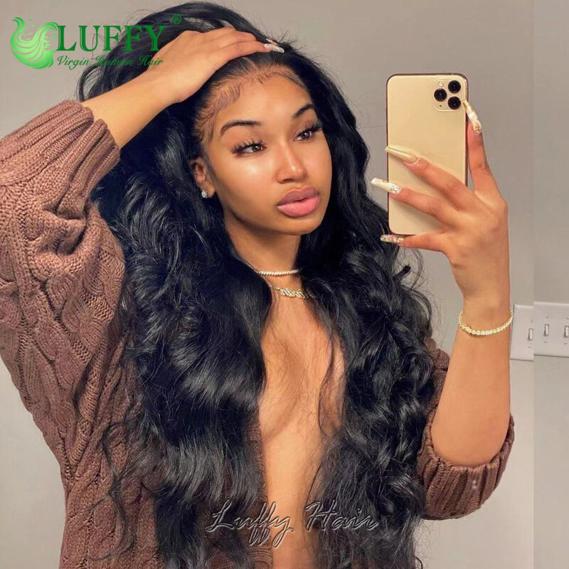 Body Wave 360 HD Lace Wig Human Hair Pre Plucked Brazilian Hair Transparent Lace Frontal Wig 13x6 HD Lace Front Wigs For Women