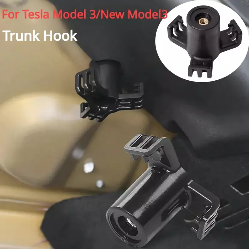 Trunk Grocery Bag Hook Trunk Hook Practical Durable Car Bolt Cover Mounting Holder Car Accessory For Tesla Model 3 Highland 2024