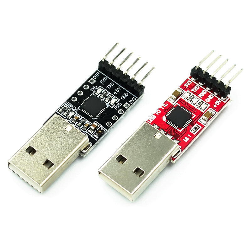 1 ~ 100 buah modul USB ke seri CP2102 CH9102 modul USB ke TTL STC pengunduh UART