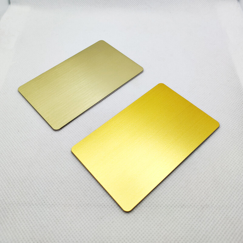 Metal em branco e PVC Híbrido NFC Card, Identificação Social, Controle de Acesso, Cartão de Visita, 13.56MHz, Chip 215, 15 Pcs