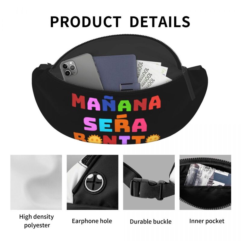 Karol G Manana Sera Bonito Chest Bag Merchandise For Unisex Casual Bust Diagonal Bags