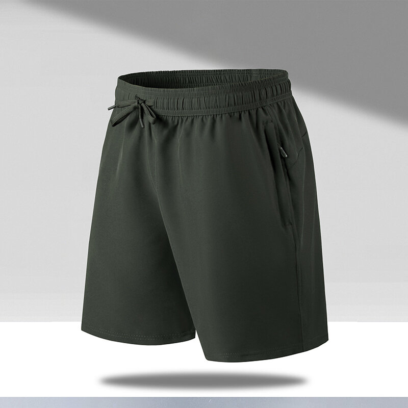 Mode Losse Elastische Taille Zakken Koreaanse Shorts Heren 2024 Zomer Nieuwe Oversized Effen Kleur All-Match Casual Shorts